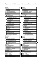 Règlement de série