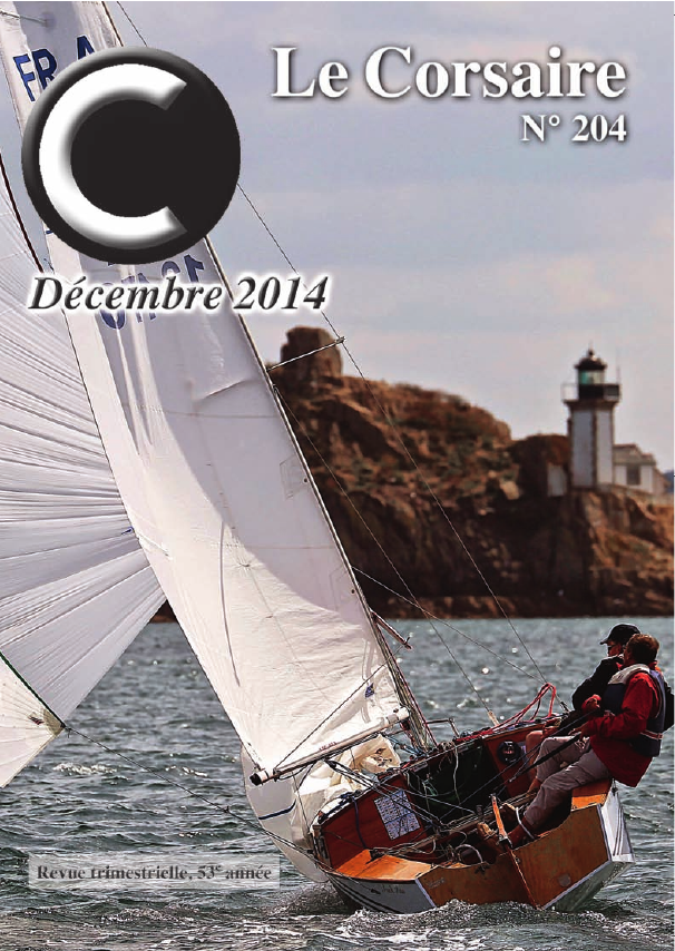 Araok Atao au travers à l'approche de l'Île Louët Couv_Corsaire_12-2014