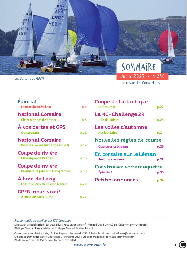 Sommaire bulletin de juin 2025